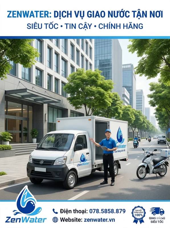 ZenWater dịch vụ giao nước tận nơi