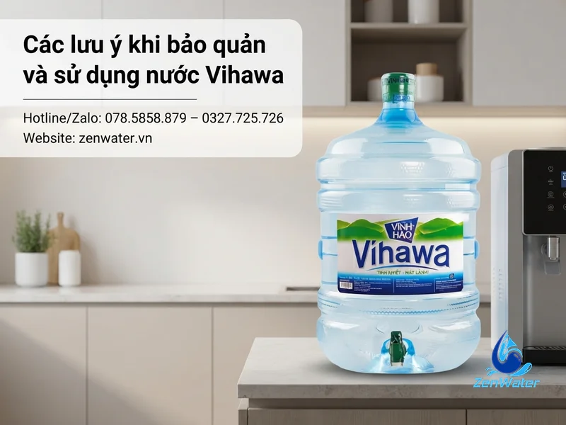 Đại Lý Vihawa Gò Vấp – Giá 20L Tốt, Giao Tận Nơi 7 Các lưu ý khi bảo quản và sử dụng nước Vihawa