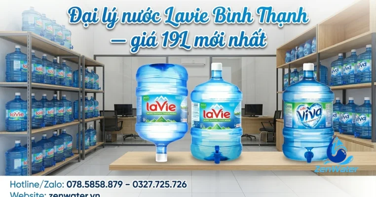 Đại lý nước Lavie Bình Thạnh — giá 19L mới nhất