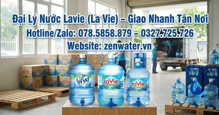 Đại Lý Nước Lavie (La Vie) – Giao Nhanh Tận Nơi