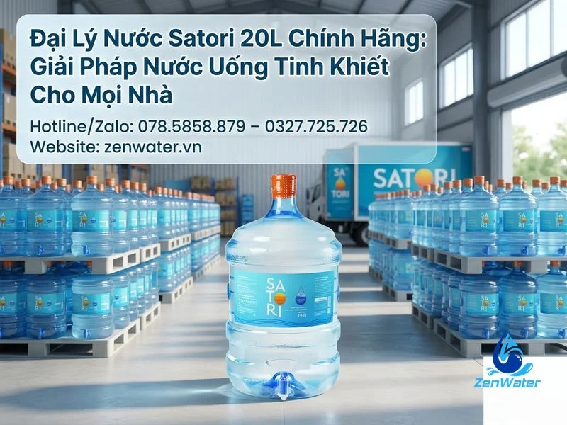 Đại Lý Nước Satori 20L – Giao Nhanh Tận Nơi 5 Đại Lý Nước Satori 20L Chính Hãng: Giải Pháp Nước Uống Tinh Khiết Cho Mọi Nhà