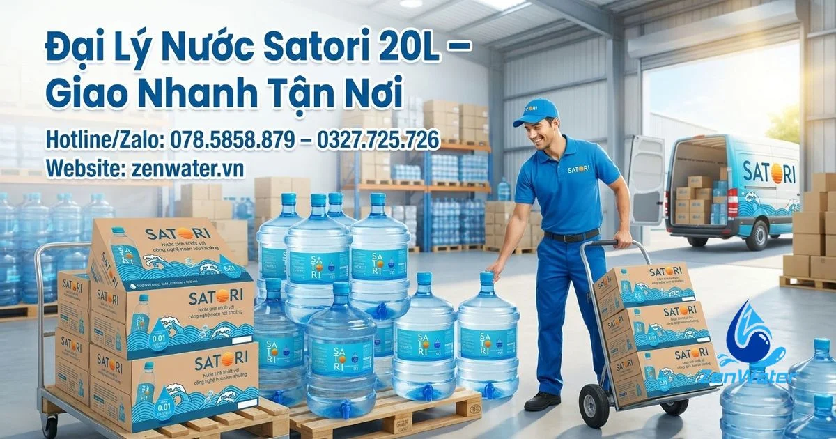 Đại Lý Nước Satori 20L – Giao Nhanh Tận Nơi 4 Đại Lý Nước Satori 20L – Giao Nhanh Tận Nơi