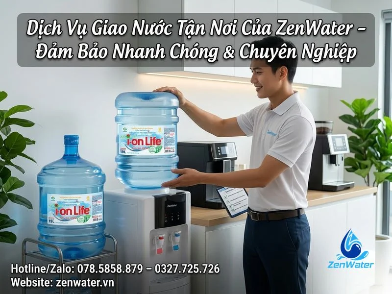 Đại Lý Nước Ion Life (i-on Life) – Giao Tận Nơi 7 Dịch Vụ Giao Nước Tận Nơi Của ZenWater – Đảm Bảo Nhanh Chóng & Chuyên Nghiệp