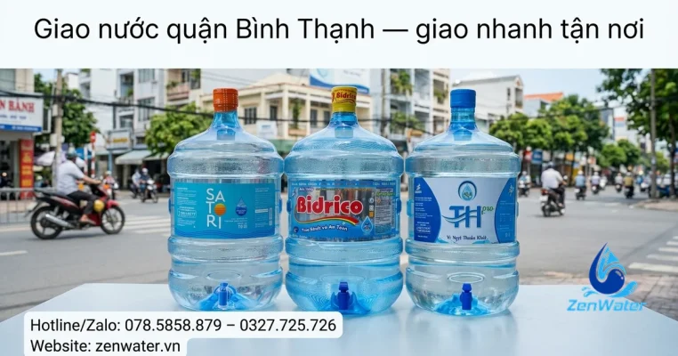 Giao nước quận Bình Thạnh — giao nhanh tận nơi