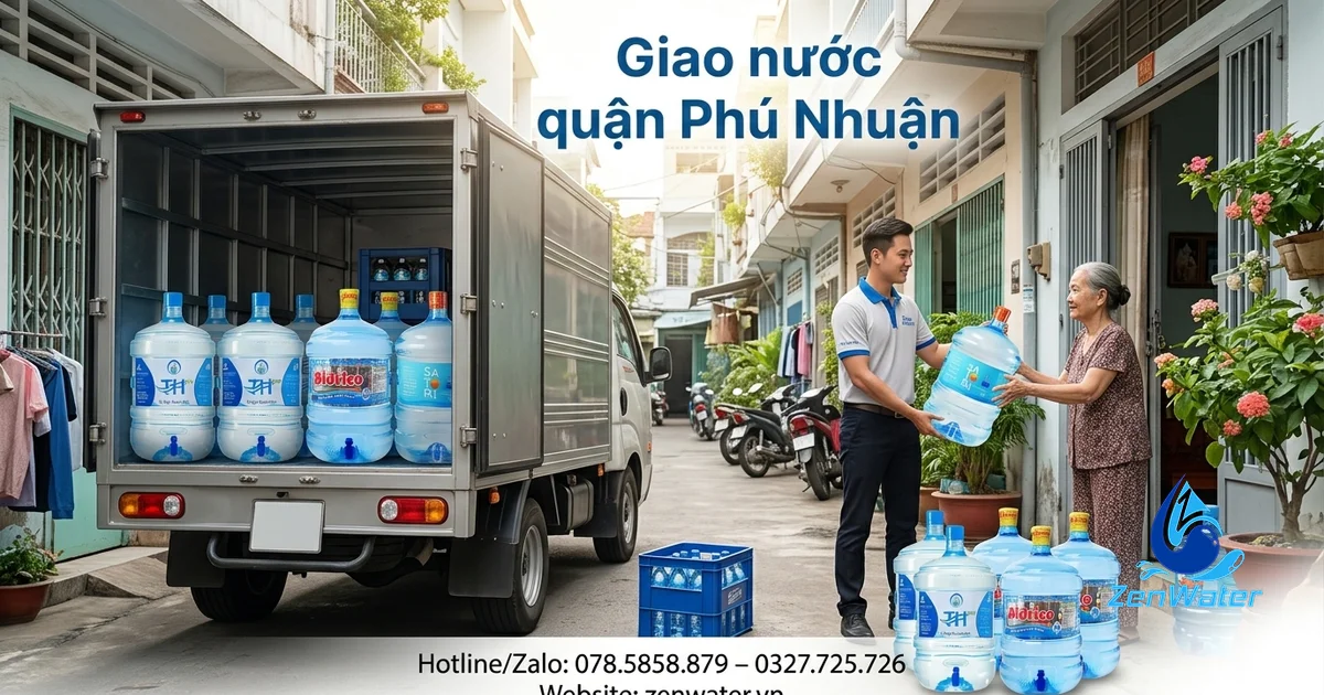 Giao nước quận Phú Nhuận 3 Giao nước quận Phú Nhuận
