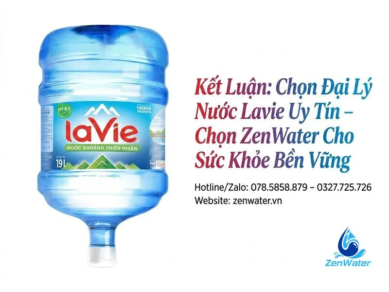 Đại Lý Nước Lavie (La Vie) – Giao Nhanh Tận Nơi 7 Kết Luận: Chọn Đại Lý Nước Lavie Uy Tín – Chọn ZenWater Cho Sức Khỏe Bền Vững