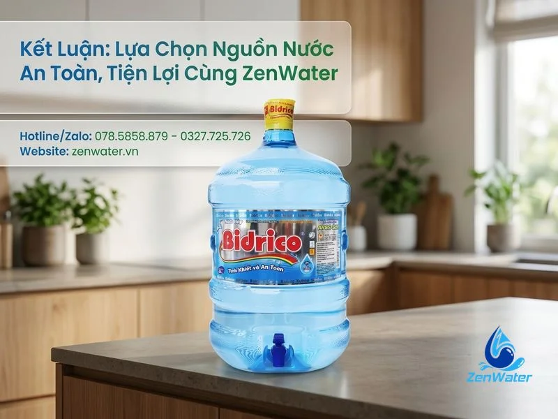Đại Lý Nước Bidrico 20L – Giá Rẻ, Giao Tận Nơi 9 Kết Luận: Lựa Chọn Nguồn Nước An Toàn, Tiện Lợi Cùng ZenWater