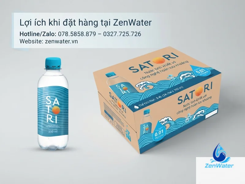 Đại lý nước Satori Gò Vấp – Phú Nhuận 5 Lợi ích khi đặt hàng tại ZenWater