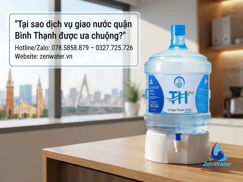 Giao nước quận Bình Thạnh — giao nhanh tận nơi 4 Tại sao dịch vụ giao nước quận Bình Thạnh được ưa chuộng?