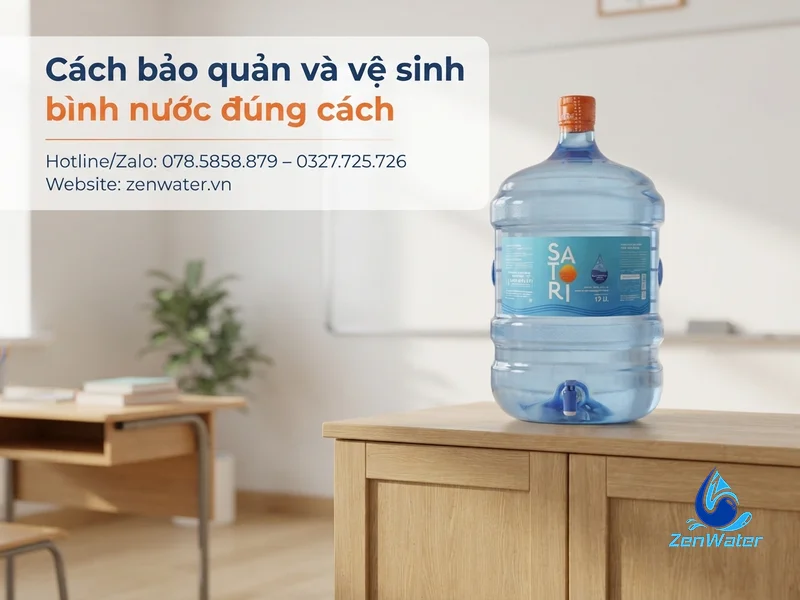 Trẻ đi học mang nước gì? Chọn bình & loại nước cho học sinh (khai giảng) 7 Cách bảo quản và vệ sinh bình nước đúng cách