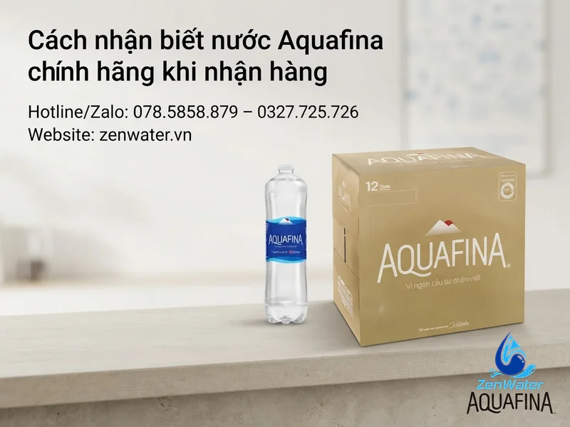 Giao Nước Aquafina Quận Gò Vấp – Giá Tốt, Có Hàng Ngay 5 Cách nhận biết nước Aquafina chính hãng khi nhận hàng