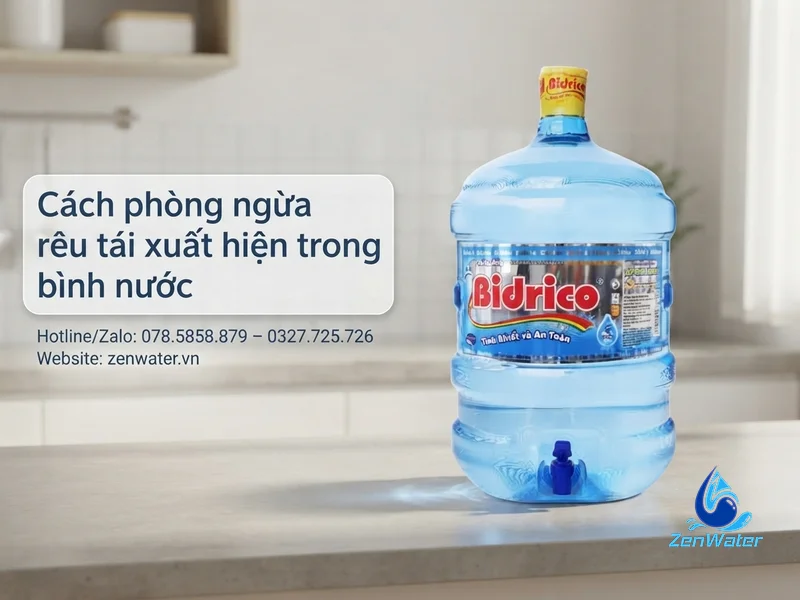 Rêu xanh trong bình nước: nguyên nhân và cách xử lý dứt điểm 5 Cách phòng ngừa rêu tái xuất hiện trong bình nước