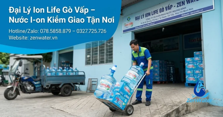 Đại Lý Ion Life Gò Vấp – Nước I-on Kiềm Giao Tận Nơi