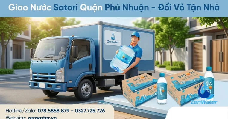 Giao Nước Satori Quận Phú Nhuận – Đổi Vỏ Tận Nhà