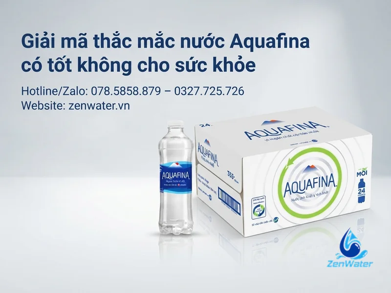 Review nước Aquafina 19L bình úp: nguồn nước, công nghệ lọc, vị, giá 4 Giải mã thắc mắc nước Aquafina có tốt không cho sức khỏe