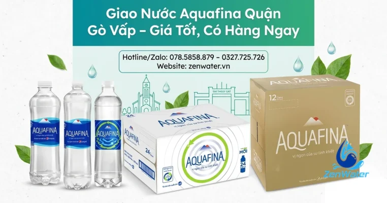 Giao Nước Aquafina Quận Gò Vấp – Giá Tốt, Có Hàng Ngay