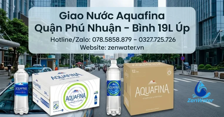 Giao Nước Aquafina Quận Phú Nhuận – Bình 19L Úp