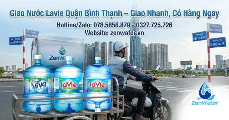 Giao Nước Lavie Quận Bình Thạnh – Giao Nhanh, Có Hàng Ngay