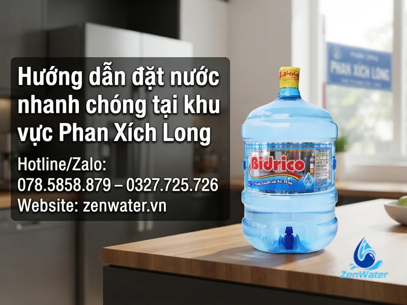 Giao nước khu vực Phan Xích Long & lân cận 5 Hướng dẫn đặt nước nhanh chóng tại khu vực Phan Xích Long