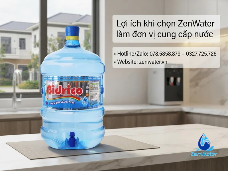Giao nước khu CityLand, Emart Phan Văn Trị (P. Hạnh Thông, An Nhơn) 5 Lợi ích khi chọn ZenWater làm đơn vị cung cấp nước