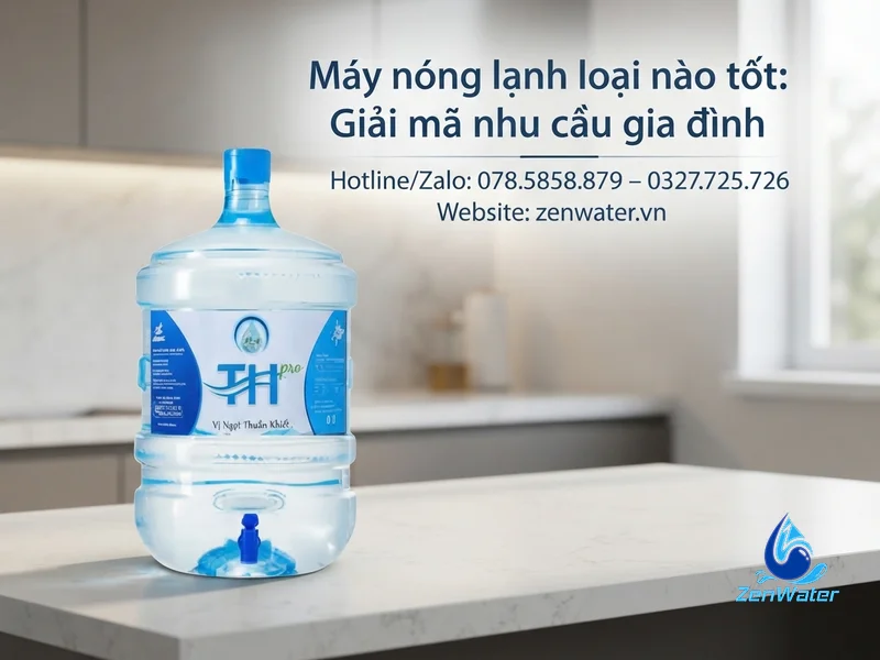 Chọn máy nóng lạnh cho gia đình: bình úp hay đặt dưới, tốn điện bao nhiêu 4 Máy nóng lạnh loại nào tốt: Giải mã nhu cầu gia đình