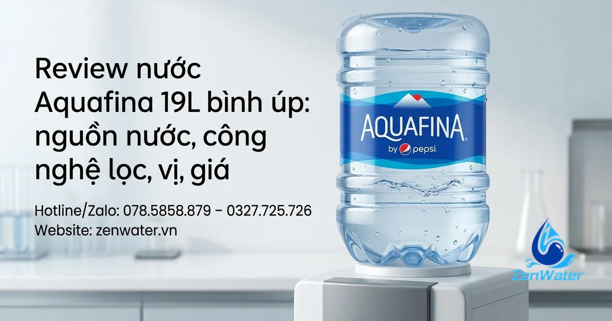 Review nước Aquafina 19L bình úp: nguồn nước, công nghệ lọc, vị, giá 3 Review nước Aquafina 19L bình úp: nguồn nước, công nghệ lọc, vị, giá