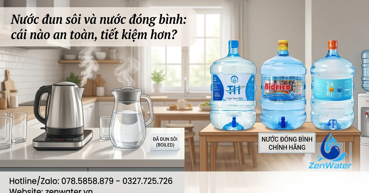 Nước đun sôi và nước đóng bình: cái nào an toàn, tiết kiệm hơn? 3 Nước đun sôi và nước đóng bình: cái nào an toàn, tiết kiệm hơn?