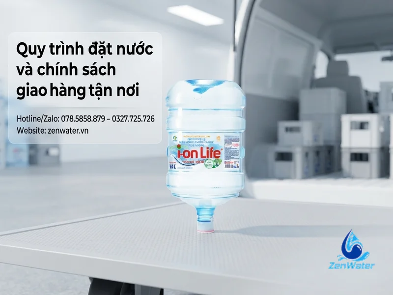 Giao Nước Ion Life Quận Bình Thạnh – Giao Nhanh Tận Nơi 5 Quy trình đặt nước và chính sách giao hàng tận nơi