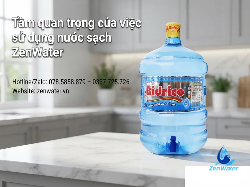 8 dấu hiệu cơ thể thiếu nước và cách bù nước đúng 5 Tầm quan trọng của việc sử dụng nước sạch ZenWater