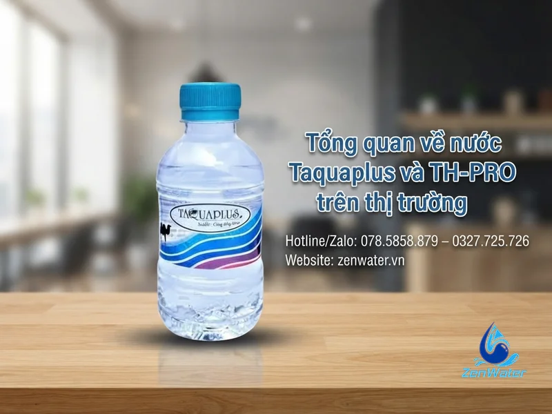 Tổng quan về nước Taquaplus và TH-PRO trên thị trường