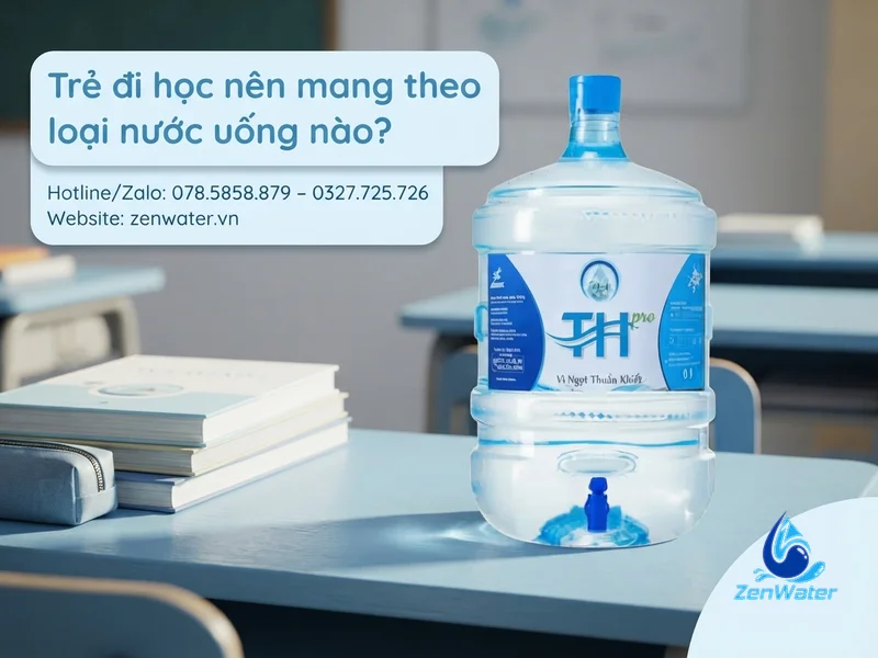 Trẻ đi học mang nước gì? Chọn bình & loại nước cho học sinh (khai giảng) 5 Trẻ đi học nên mang theo loại nước uống nào?